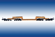 D26型260噸凹底平車(chē)