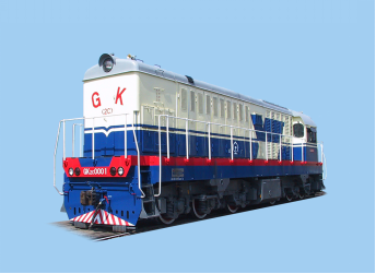 GK2C型內燃機車(chē)