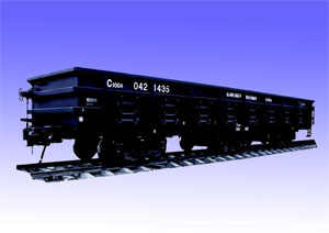 C100A型運煤敞車(chē)