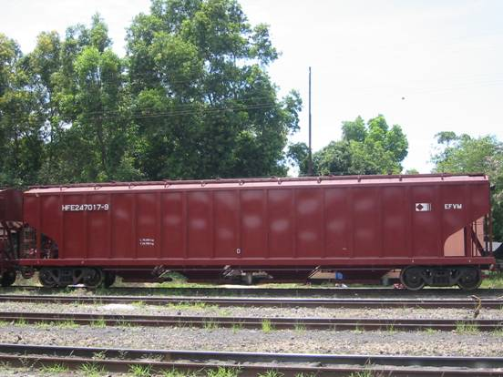 HFE型米軌糧食漏斗車(chē)