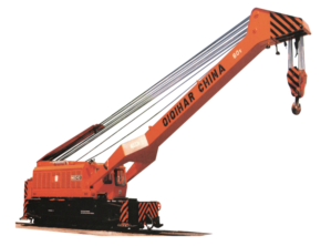 N0603型米軌60t定長(cháng)臂鐵路起重機（出口緬甸）