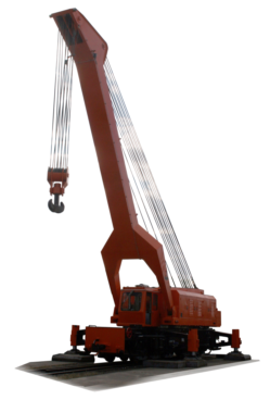 N0604型窄軌60t定長(cháng)臂鐵路起重機（出口尼日利亞）